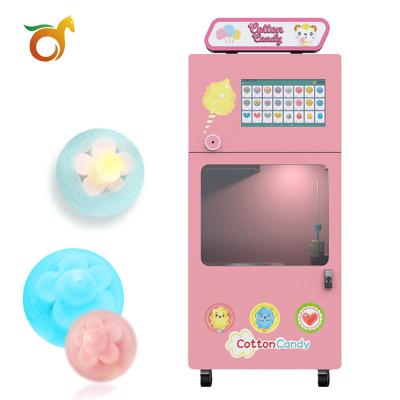 China Subway Station Airport Mall Automatic Electric Marshmallow Machine Store Park Commercial Electric Marshmallow Vending Machine for sale