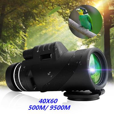 China Civilian Pocket Telescope 40*60Portable High Power 10x50 HD Concert Monocular Outdoor Telescope for sale