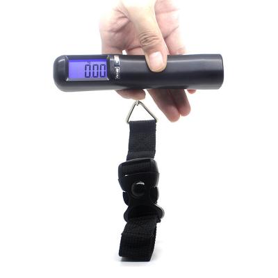 China ABS Plastic + Mini Portable 40kg 10g Strap/Hook Hanging Weigh Scale (Optional) for Suitcase Travel Luggage Bag Digital Weight Weighing Hook Scale for sale