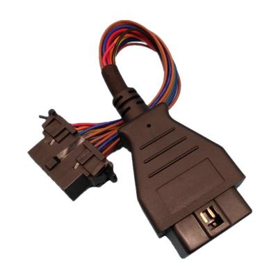 China Fault Code OBD2 16Pin OBD J1962 Female Connector OBD Diagnostic Customizable Cable for sale