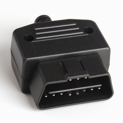 China All Car Series With OBD Plug Factory Price Assembled Universal OBD2 16 Pin Male Extension Connector For for sale