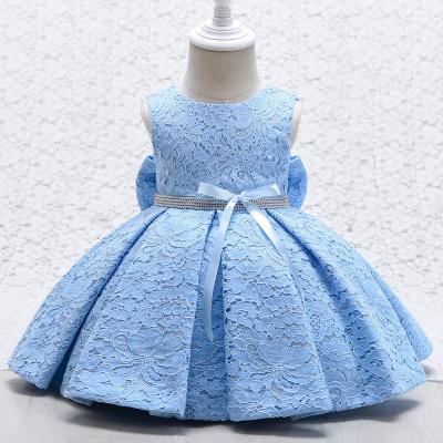 China Princess Wedding Kids Costumes Sweet Fluffy Anti-wrinkle Kids Dress First Holy Communion Flower Girl Dresses With Lace for sale