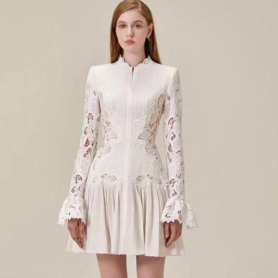 China High Quality Breathable Ins Fashion Designer Summer Adult Batwing Sheath Sexy Clothes Women Lace Up One-Piece Casual Clothing S-XL Mini Dress for sale