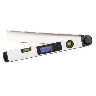 China Aluminum Carpentry 16in Spirit Level Water Level Ruler With Digital LCD&Angle Function for sale