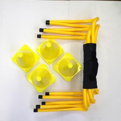 China Adjustable Football Obstacle Mini Hurdles And Cones Football Training Equipment for sale