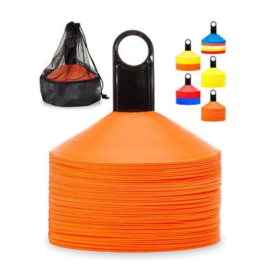 China Soccer Traning 100% Raw Material Blank Agility Training Cones For Soccer Training for sale