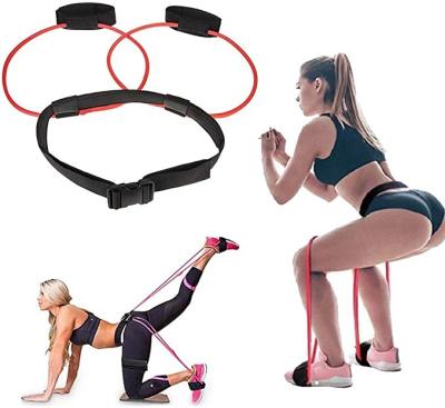 China LATEX resistance bands support belt for legs and butt for sale