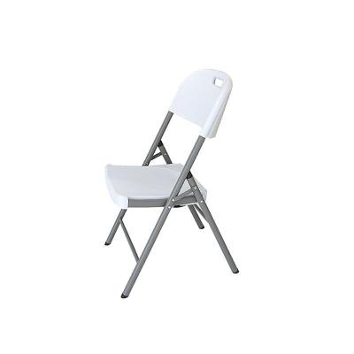 China Modern Design Rectangle Popular Plastic Folding Chair for sale