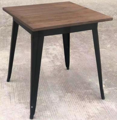 China Beautiful design Foshan factory metal restuarance chair stackable iron steel table for sale