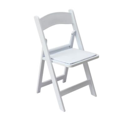 China Popular Wholesale Hotel Furniture Folding Garden Chair, Resin Folding Chair for sale