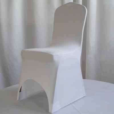 China Wholesale Large Stretch Polyester Chair Cover Wedding Spandex Chairs Covers Ruched Chair Cover for sale