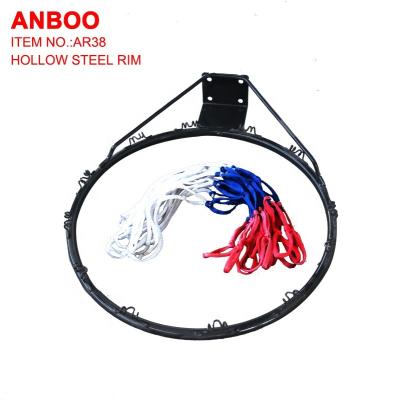 China High Quality Diameter 38cm Steel Inner Basketball Rim / Ring / Hoop With Spring / Net For Basketball Sports for sale