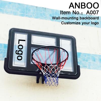 China HDPE+Steel Factory Acrylic HDPE PVC Outdoor&Indoor Wall Mounted Basketball Backboard For Basketball Sports for sale