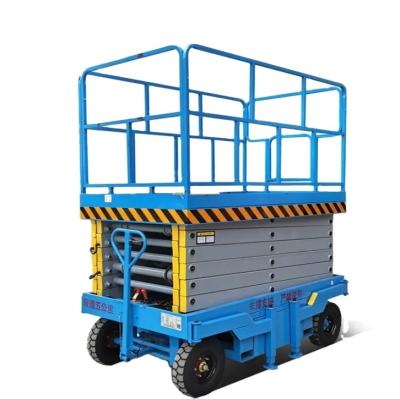 China Building Material Shops Mobile work platform self-propelled scissor lift crawler lift for sale