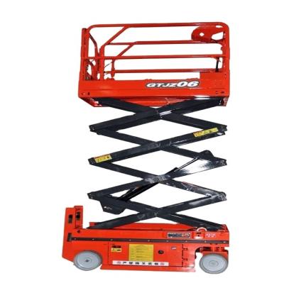 China Hotels Electric scissor lift, self-propelled scissor lift, all terrain scissor lift for sale