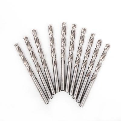 China Metal Drilling High Hardness Bearing Stainless Steel Twist Drill Bits HSS Straight Shank Drill Bits for sale