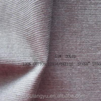 China CORDUROY 11W COTTON 100% CORDUROY FABRIC for sale