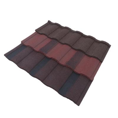 China Beautiful color Roman stone coated metal roofing tiles colored making roman roof tile zu verkaufen