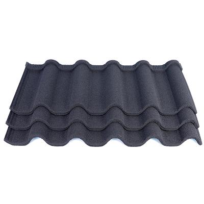 China Cheap Building Materials Deep Roman rainbow type roofing sheet Stone Coated Metal Roof Tile for House zu verkaufen