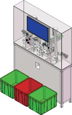 China Welding Film Appearance Inspection Equipment For Flat / Arc Bottom for sale