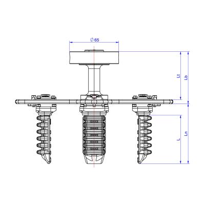 China Food Industry 800g EOAT Pneumatic Soft Gripper for sale