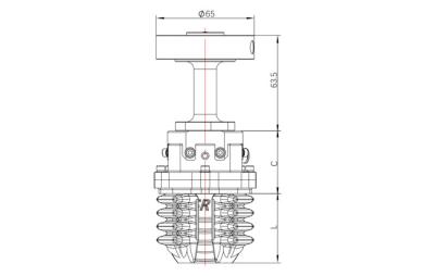 China Intelligent Pneumatic Soft Food Grippers For Raw Meat for sale