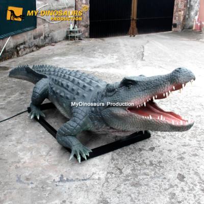 China China My Realistic Life Size Animatronic Animal Model Dino Crocodile XJ105 for sale