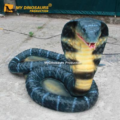 China Steel Frame MY Animatronic Animal Snake of DINO AA-103 Life Size Animal 3D Statue for sale