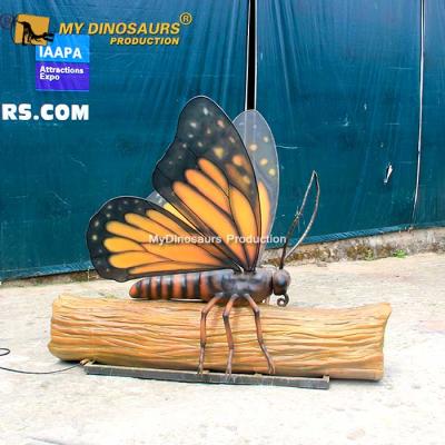 China Steel Frame MY Animatronic - Realistic DINO Butterfly Outdoor Park Attraction Insect Large for sale