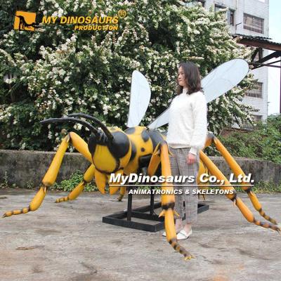 China Waterproof My Dino AI011 Large Realistic Animatronic Garden Decoration Insect Wasp Model for sale