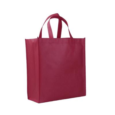 China Fashion Burgundy Nonwoven Shopping Bag For Wine for sale