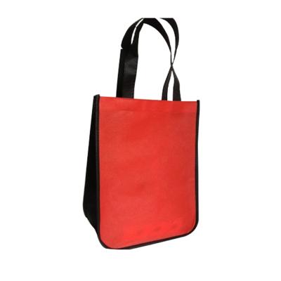 China Eco-Friendly Custom Logo Printing Round Corner Lululemon Tote Bag PP Shopping Nonwoven Bags for sale