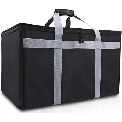 China Extra Large Insulation Waterproof Cooler Bag Portable Picnic Lunch Foil Cooler Bag For Food Delivery for sale