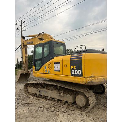 China PC200-7 excavator machine komatsu pc200 construction engineering machinery komatsu 200 excavator 0.8mÂ ³ for sale