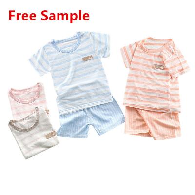 China Breathable Ready To Ship 100 Organic Cotton Unisex Solid Color 2PCS Gift Set Lovely Newborn Baby Clothes Clothing Set Quantity for sale