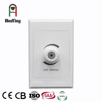 China ABS/PC Plastic Lamp Dimmer Wall Switch For Led Lights Single Wall Switch Dimest for sale