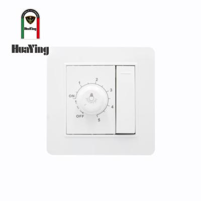 China Plastic Fan Speed ​​Controller ABS/PC Lamp Switch Ceiling Fan Variable Speed ​​Control Switch for sale