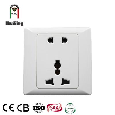 China White Home Office Hotel 13 Pin Amp Multi Purpose 3 Pin Socket Receptacle Multi Purpose Socket for sale