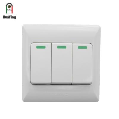 China Plastic American Italian Type 10A ABS/PC Tape 1 3 2 Way Electrical Wall Switch for sale