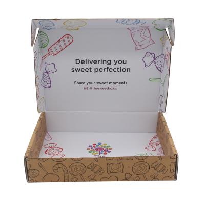 China Handmade Customized Royal Small Kraft Paper Box Ad Kraft Paper Ad Box for sale