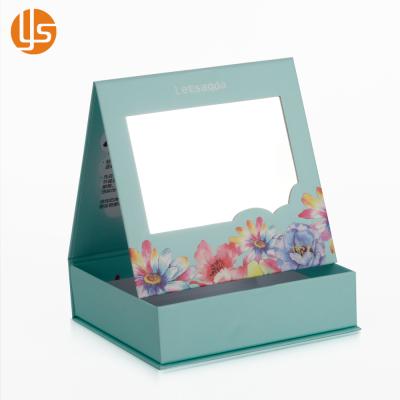 China Custom Paper Private Label Eyelash Packaging Box Gift Box With Mirror for sale