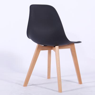 China Wholesale Modern European Outdoor Home Adjustable Leg Hotel Style Furniture China Plastic Dining Chair (Other) Beech Plastic Dining Chair for sale