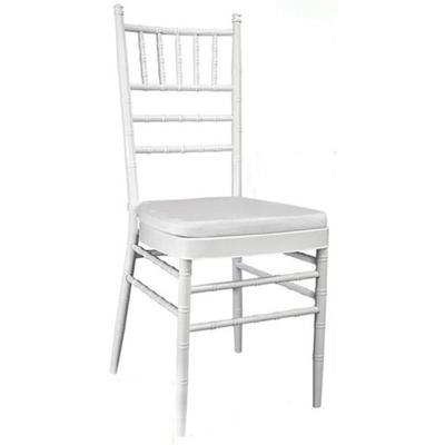 China Wholesale Price(Other)Adjustable Outdoor White Factory Hotel Wedding Metal Lawn Furniture Dining Chair for sale