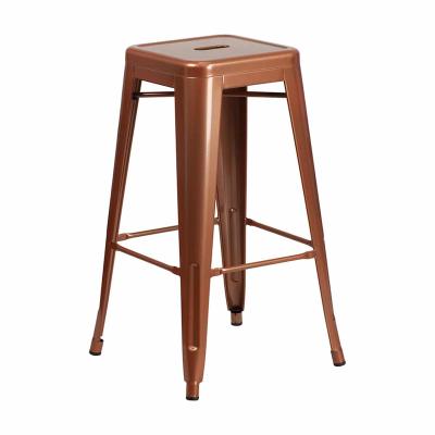 China Home modern industrial white black steel kitchen bar metal iron vintage welded stool high chair for sale for sale