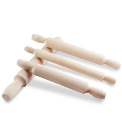 China Factory Wood Rolling Pin Solid Wood Rolling Stick Tools Baking Wooden Pin for sale