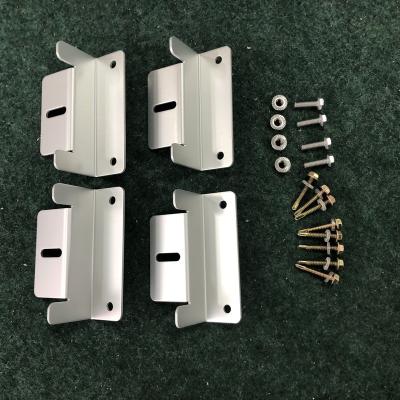 China Quick Installation Stock Aluminum Solar PV Mounting Bracket Z Type Brackets For Yacht RV Mounting Bracket for sale