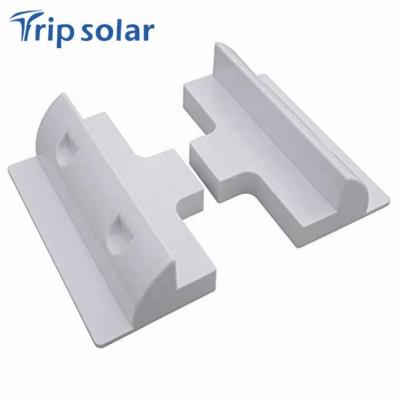 China Factory Directly Selling ABS Fast Easy Solar Caravans Solar Bracket System Plastic Solar Bracket Installation for sale