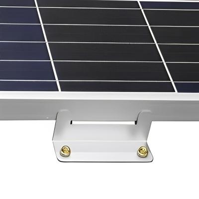 China Corrosion Free Aluminum Stamping Solar Panel Mount Fixing Z Type Bracket For RV for sale