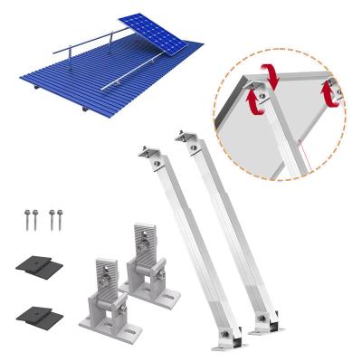 China Adjustable PV Solar Panel Installation Solar Panel Bracket Tilt PV Stretching Back Leg / Adjust Front Leg for sale