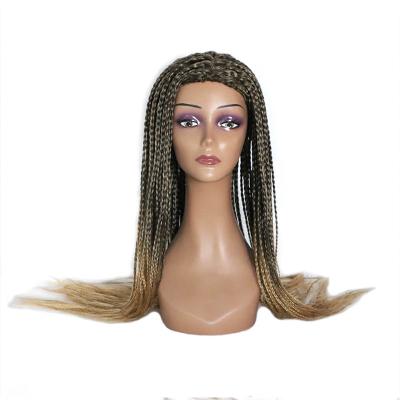 China Wholesale Goddess faux locs 24inch 3X twist box braided wigs T 27 color synthetic hair wigs for sale